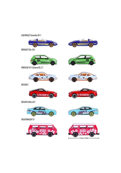 8504100001 Castheads Premium Cars 6-asst