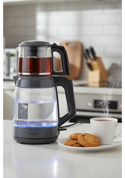 Homend Infinity XL 1764H Cam Çay Makinesi