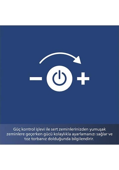 Philips Performer Led XD8122/10 899 W Toz Torbalı Elektrikli Süpürge (Teşhir & Outlet)