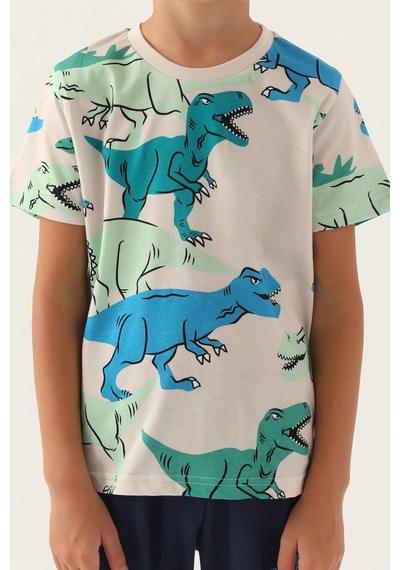 Rolypoly Roly Poly 3360 Dinosaur Erkek Çocuk Pijama Takımı 001