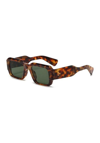 Zurella Leopar Desenli Vintage & Retro Unisex Güneş Gözlüğü İki Renk
