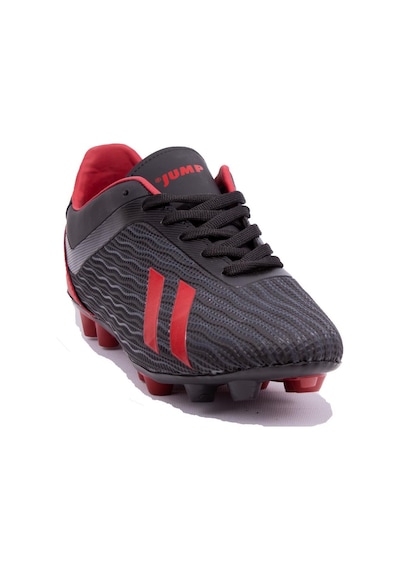 Jump 25850 Siyah Kırmızı Krampon Erkek Futbol Ayakkabı 001