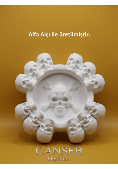 Kuru Kafa Küllük Dekoratif 11cm - Gotik Tarzı - Rock Tarzı - Skull 31958859