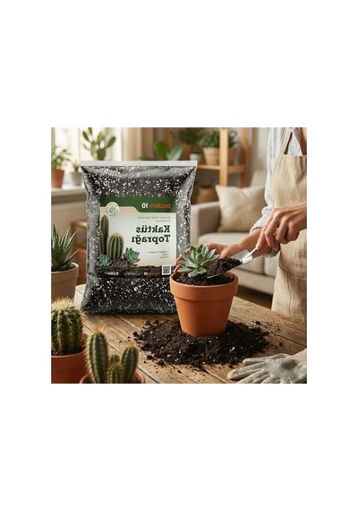 Kaktüs Ve Sukulent Toprağı, 5 Litre Organik Karışım 0.75 LT - 2.5 LT - 12 KG
