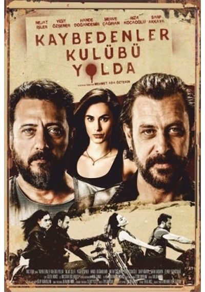 Kaybedenler Kulübü Yolda sinema Retro Vintage Ahşap Poster