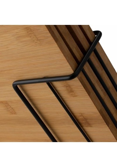 Bambu Standlı Kesme Tahtası 4lü Set - M7b11 Diğer