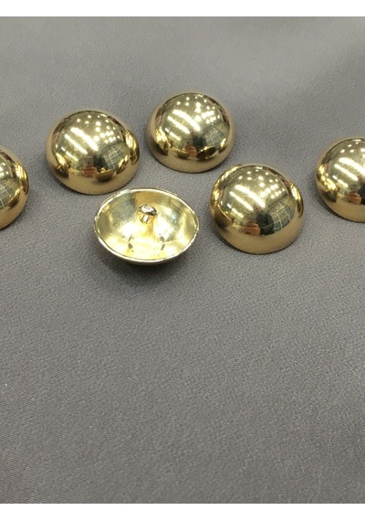 Kaban Trençkot Düğmesi Takımı Bombeli Gold 6 Lı Set 2,3 Cm 527715