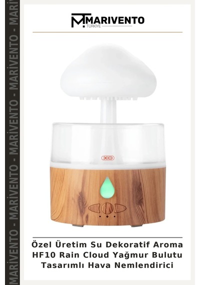 Özel Üretim Su Dekoratif Aroma Hf10 Rain Cloud Yağmur Bulutu Tasarımlı Hava Nemlendirici