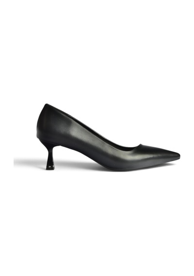 Fox Shoes Z820592109 Siyah Alçak Topuklu Kadın Stiletto Ayakkabı
