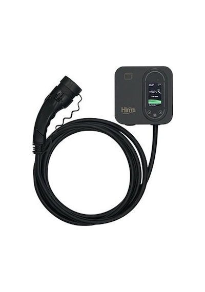 Hims Hcdks-22 22kw Tip 2 Soketli 5m Kablolu Siyah Smart Elektrikli Araç Şarj Istasyonu