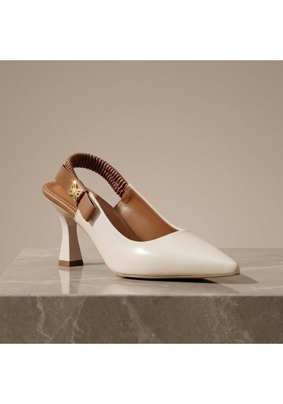 Nesilshoes Nesil Shoes Gabbel 205 Ten Topuklu Kadın Sandalet