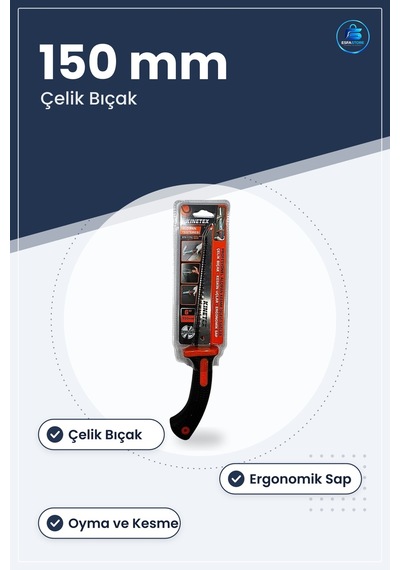 Dekorasyon Alçıpan Testeresi Çelik Bıçak 150 Mm 6 İnç Ergonomik S