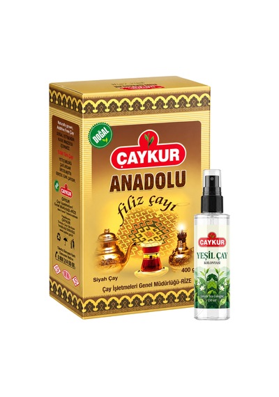Anadolu Filiz Hediyelik Çay Ve Sprey Yeşil Çay Kolonyası Seti