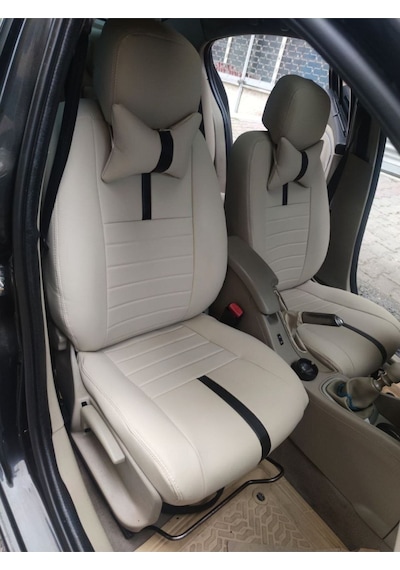 Renault Fluence 2010 2016 Uyumlu Arka Sırt Arka Oturma 2+1 Arka Sırt Kolcaklı Model Komple Krem Deri