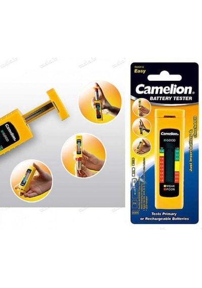 Camelion Bt-0506 Pil Ölçüm Cihazı Pil Ölçer Pil Test Cihazı