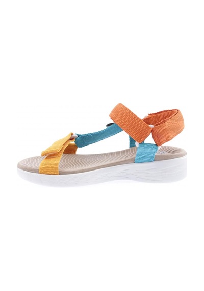 Dgn 103-23y Kadin Bantli Cirtli Sandalet 103-2265-R2055 Çok Renkli