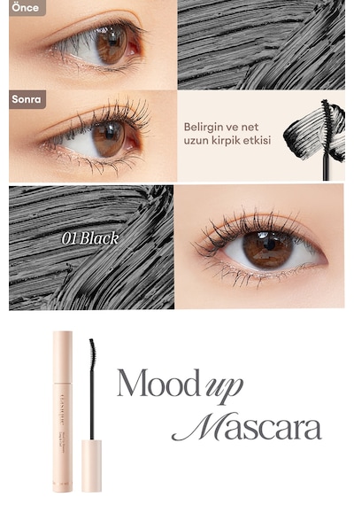 Dasique Mood Up Mascara Long & Curl 01 Black
