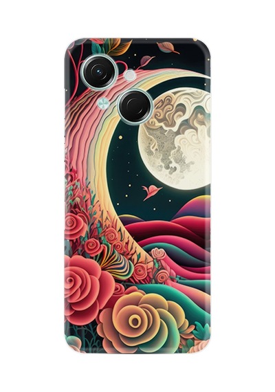 Tecno Spark Go 1 2025 Kılıf Boutique Baskılı Resimli Platonik Ay Pcode -073