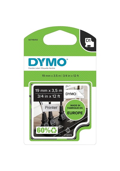 Lexroo S0718050, Yüksek Performans Esnek Naylon 19 Mm X 3,5 Mt , Siyah/beyaz 16958