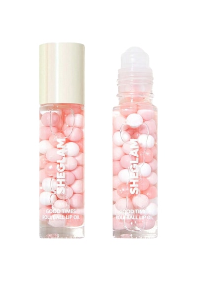 Sheglam Roll Ball Lip Oil,parlak Bitişli, Uzun Süre Nemlendirici Yağ Dudak Parlatıcıları Pembe