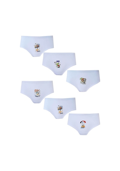 Tutku Iç Giyim 6Lı Kız Çocuk Baskılı Bato Pamuklu Slip Külot