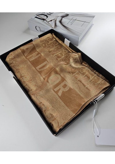 Miorel Scarfs Cd Desen Kaşmir İpek Şal Scarfs Cashmere Shawl Hijab Yeni Sezon Gold