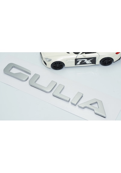 Dk Tuning Alfa Romeo Giulia Gri Abs 3m 3d Bagaj Yazı Logo Arma