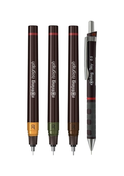 Rotring Isograph Junior Set 0.2-0.3-0.5 Mm + Tikky Mekanik Kurş Diğer