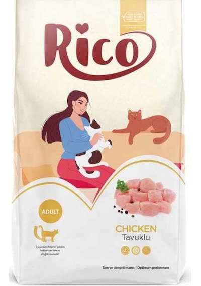Rico Tavuklu Yetişkin Kedi Maması 15 KG
