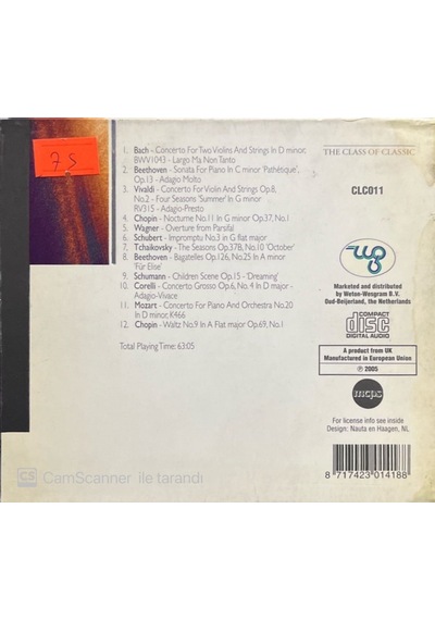 Relax With The Classics 1 Cd