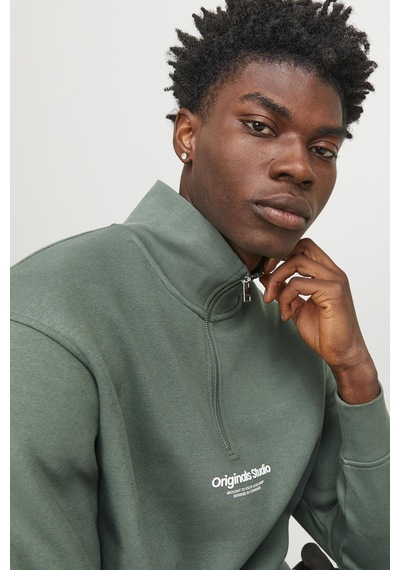 Jack & Jones Erkek Sweat 12241777 Yeşil