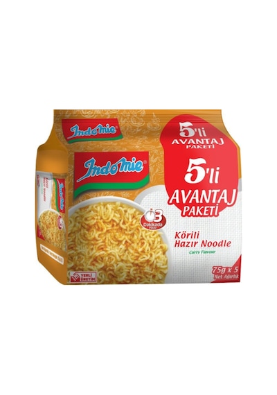 Körili Hazır Noodle 75 Gr 5 Adet