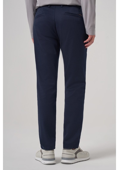 Morven Erkek Lacivert Pamuk Trend Slim Fit Chino Pantolon 26ks003003200 Lacivert