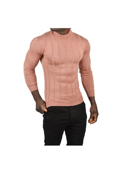 Deepsea Erkek Gülkurusu Slim Fit Likralı Tüylenme Yapmayan Yarım Balıkçı Çizgili Triko Yarım Boğazlı Kazak 2505503 Gülkurusu Deepsea Erkek Gülkurusu Slim Fit Likralı Tüylenme Yapmayan Yarım Balıkçı Çizgili Triko Yarım Boğazlı Kazak 2505503 Gülkurusu