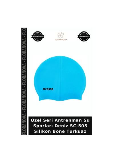 Özel Seri Antrenman Su Sporları Deniz Sc-505 Silikon Bone Turkuaz