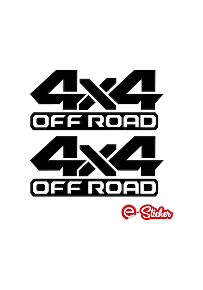2 Adet 4X4 Off Road Oto Sticker Araba Sticker