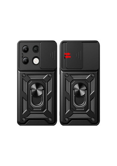 Redmi Note 13 4g Kılıf Pars Lens Yüzüklü Silikon - Yeşil Bz8683140668211