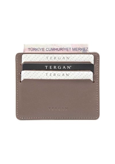 TERGAN Bej Hakiki Deri Unisex Kredi Kartlık - S1kk00001050-v62 Bej V62