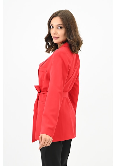 Kadın Kuşaklı Blazer Ceket 9004-1-24 001