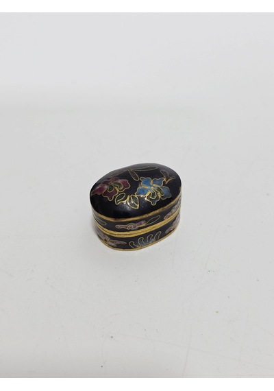 Antika Cloisonne Minyatür Kutu 2,4x1,7cm 102