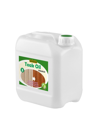 Gardinarium TEAK OIL / PREMIUM (Solventsiz Natürel Tik Yağı) 5 lt