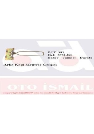 Wpi Pcf381 Kapi Gergisi Arka Ducato Ii / Boxer Ii / Jumper Ii Men 517948012