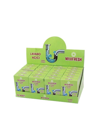 Maxfresh Lavabo Açıcı 50gr - 24'li Paket Diğer