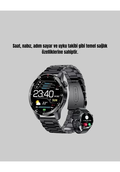 Home Spor Ve Sağlık Takip Özellikli Akıllı Saat Kalp Atış, Uyku Ve Adım Ölçer Fonksiyonlu