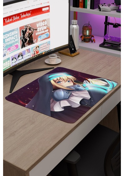 Fire Force Anime V2 - 48x40 Xl Gaming Kauçuk Kaymaz Taban Mouse Pad Fare Altlığı