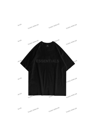 Tarzsokak Unisex Essentials Beyaz Siyah
