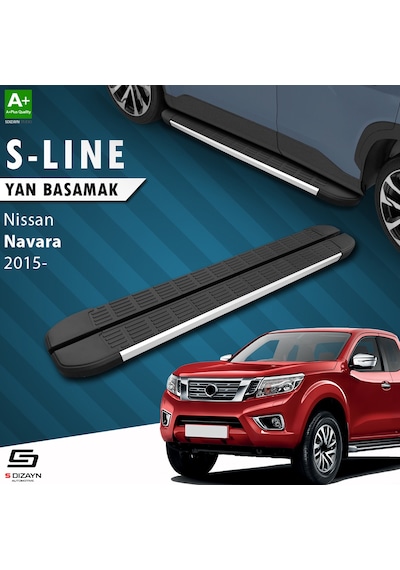 S-Dizayn Nissan Navara 3 S-Line Aluminyum Yan Basamak 203 Cm 2015