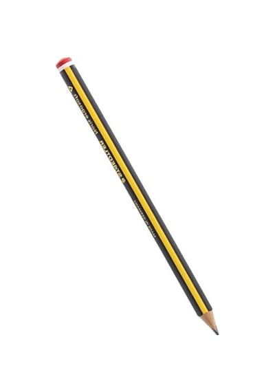 Ergonomik Ağaç Cidarlı Jumbo Kurşun Kalem - 2b Dereceli 124-Pembe