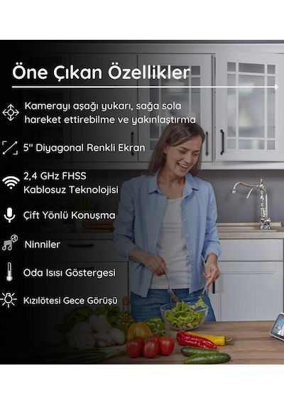 Motorola Hubble Nursery View Pro Dijital Bebek Kamerası