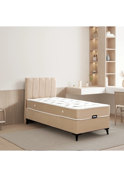 Luna Comfort Tek Kişilik Yatak Baza Başlık Set 3'lü Set 100x200 Konuma Özel Teslimat 100 x 200